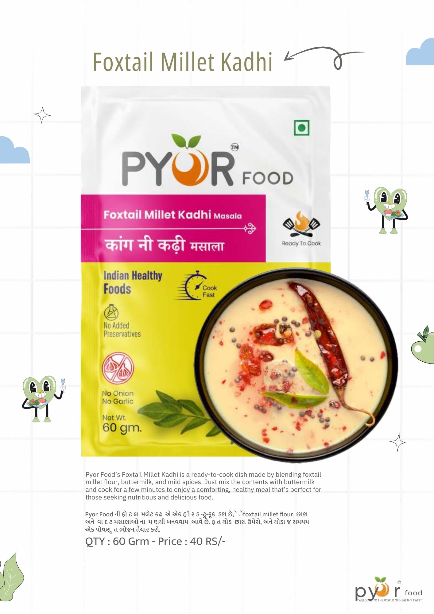 Foxtail Millet Kadhi Masala